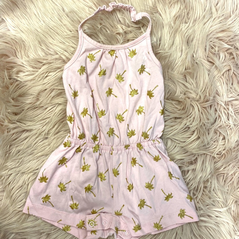 Palm Tree Romper